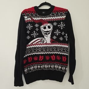 Disney's Nightmare Before Christmas Jack Skellington Christmas Sweater - Medium